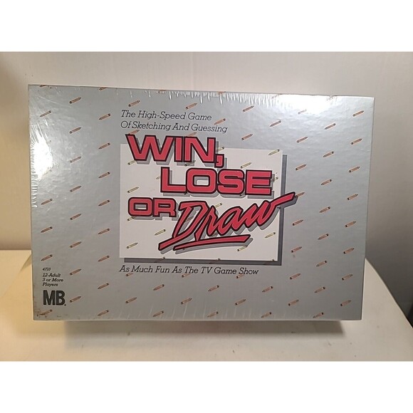 Factory sealed 1987 Sketching game "Win Lose or Draw" Milton Bradley Walt Disney - Picture 1 of 5